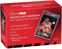 Ultra Pro Graded Card Submission Semi-Rigid Card Holders - 200ct Box